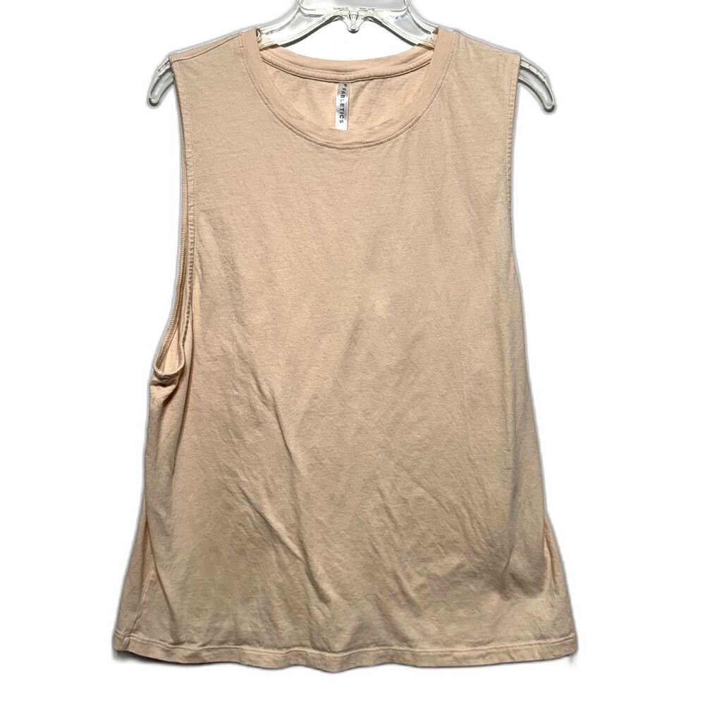 Fabletics Tank Top Sport Athletic Blush Light Pink Workout Women sz Large